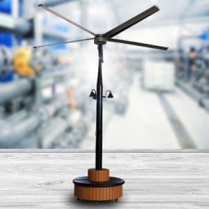 Gearless Direct Drive PMSSM HVLS Ceiling Fan With Pole